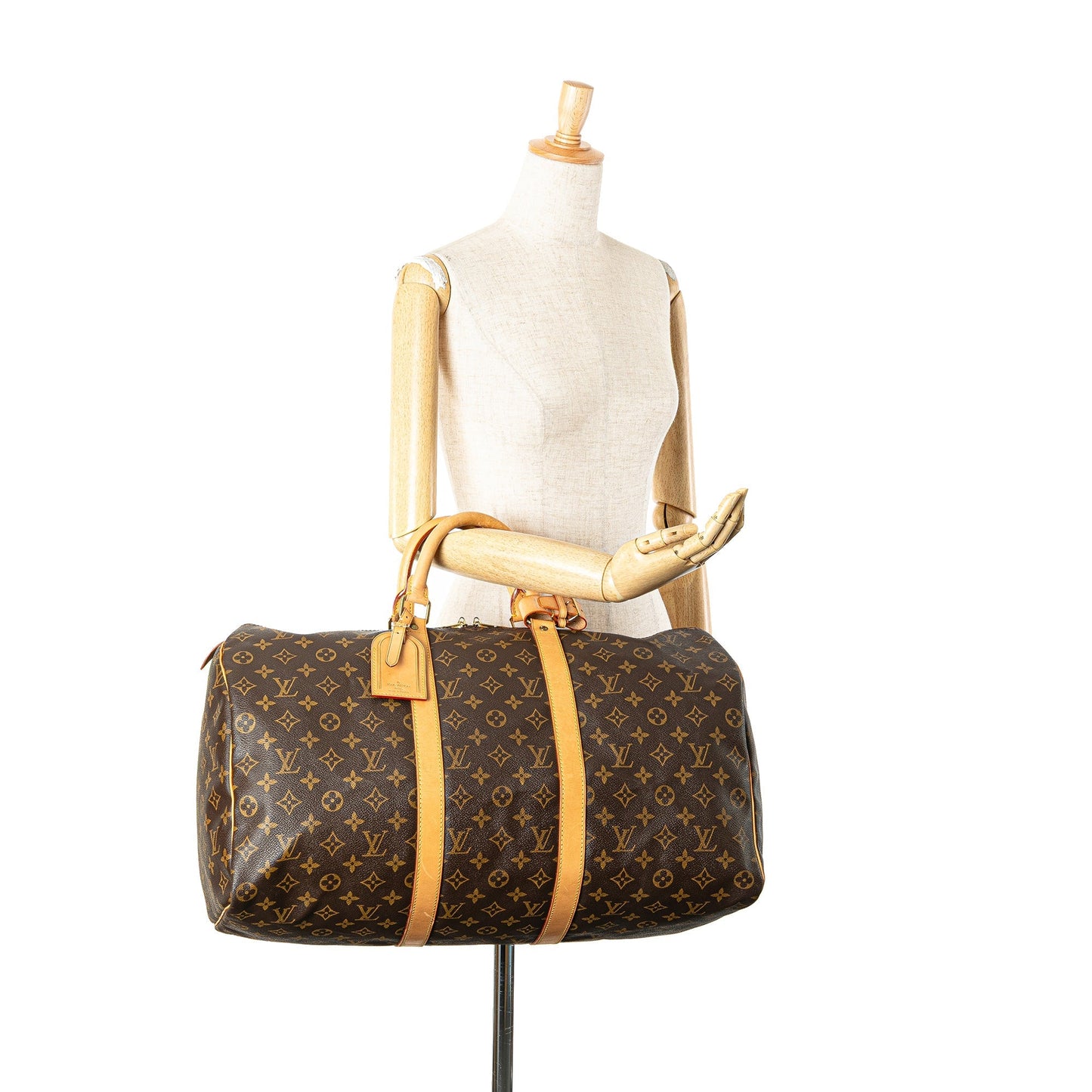 Louis Vuitton Monogram Keepall 50 Brown