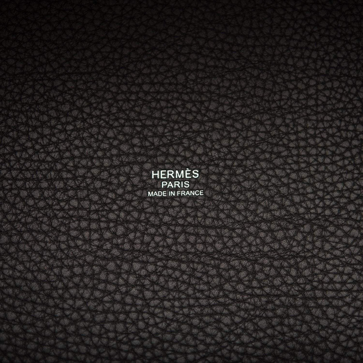 Hermes Black Clemence Picotin Lock 22cm Palladium Hardware