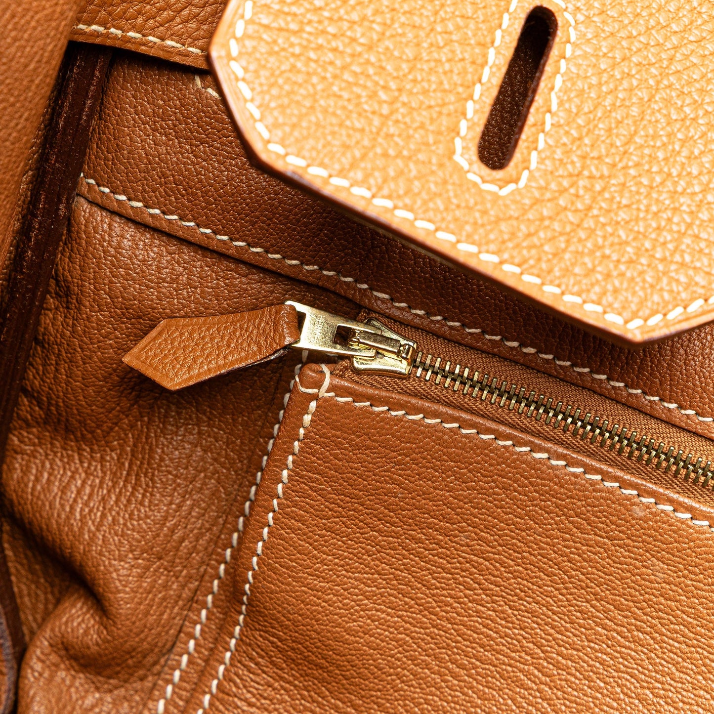Hermès Togo Birkin Retourne 35 Brown