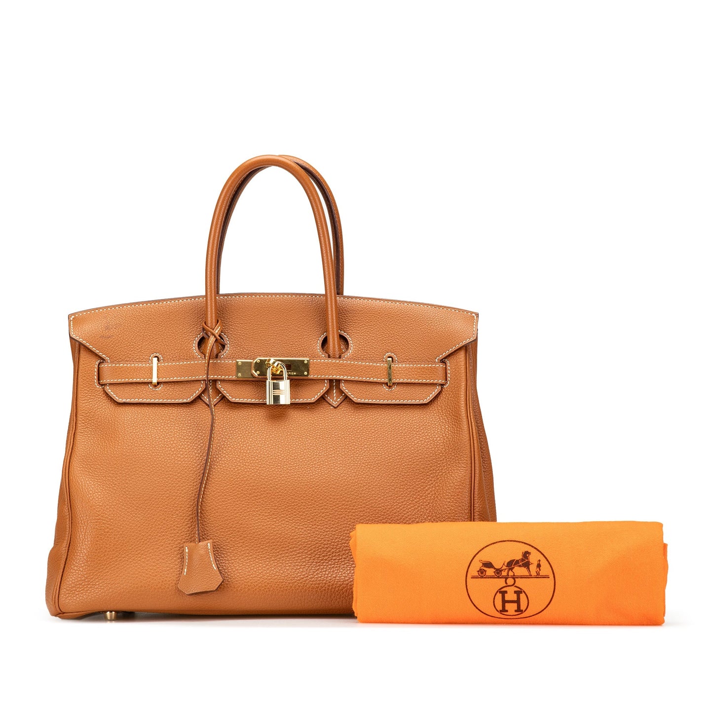 Hermès Togo Birkin Retourne 35 Brown