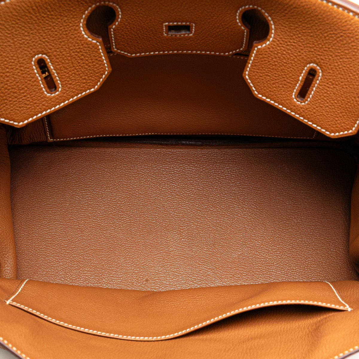 Hermès Togo Birkin Retourne 35 Brown