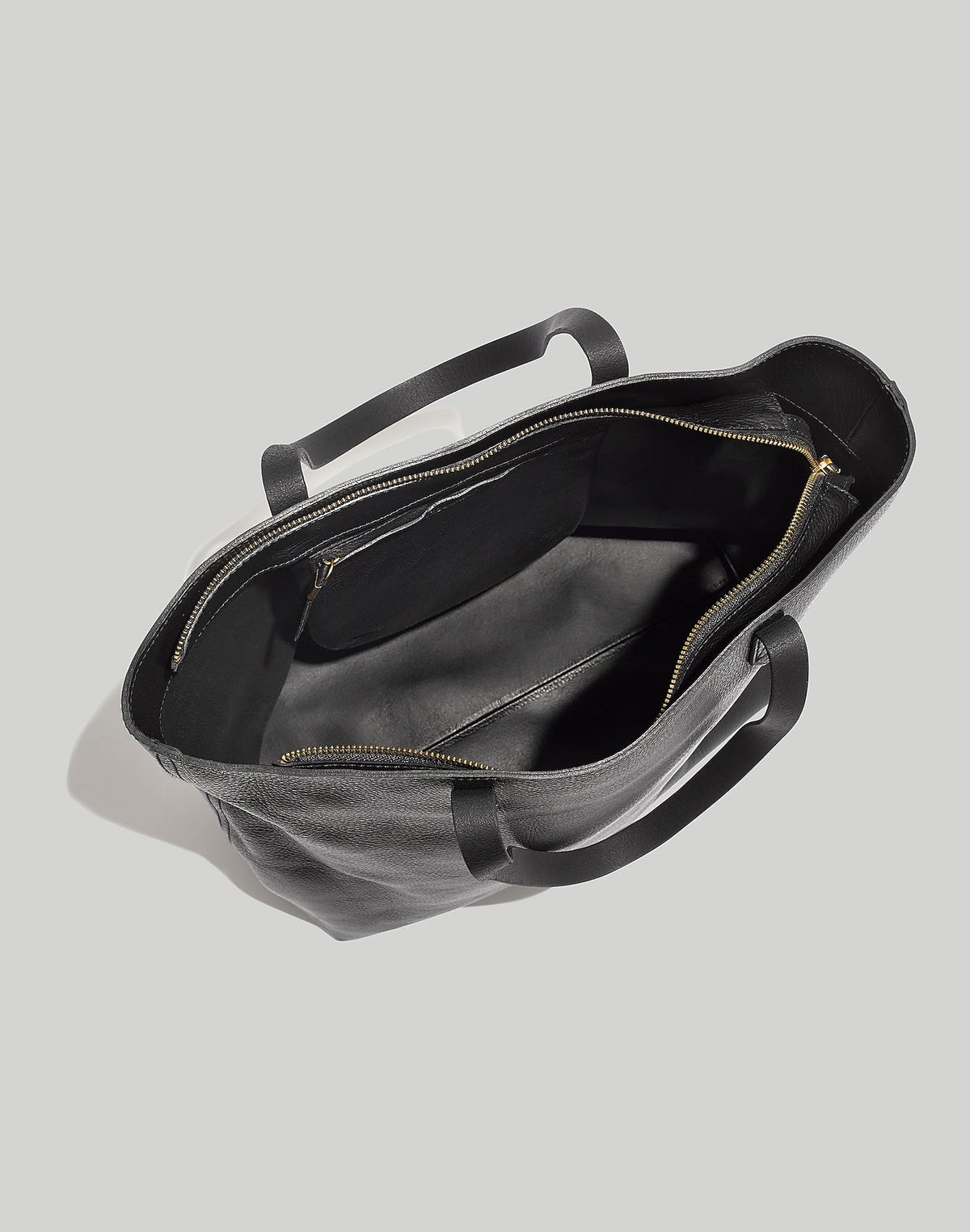 Madewell Zip-Top Transport Tote - True Black