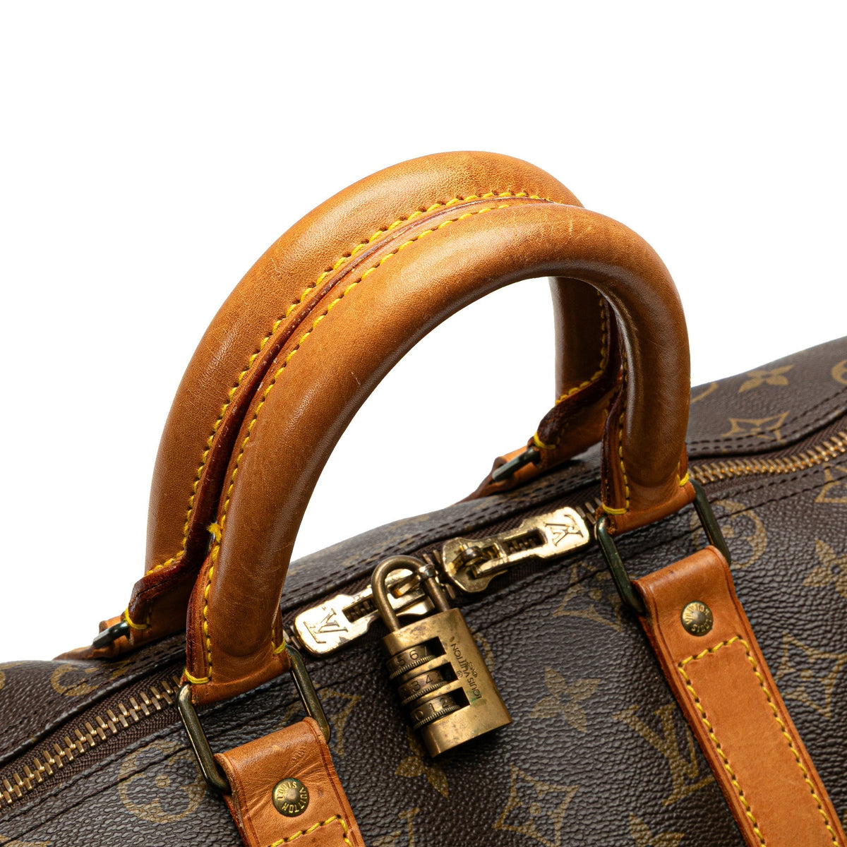 Louis Vuitton Monogram Keepall 45 Brown