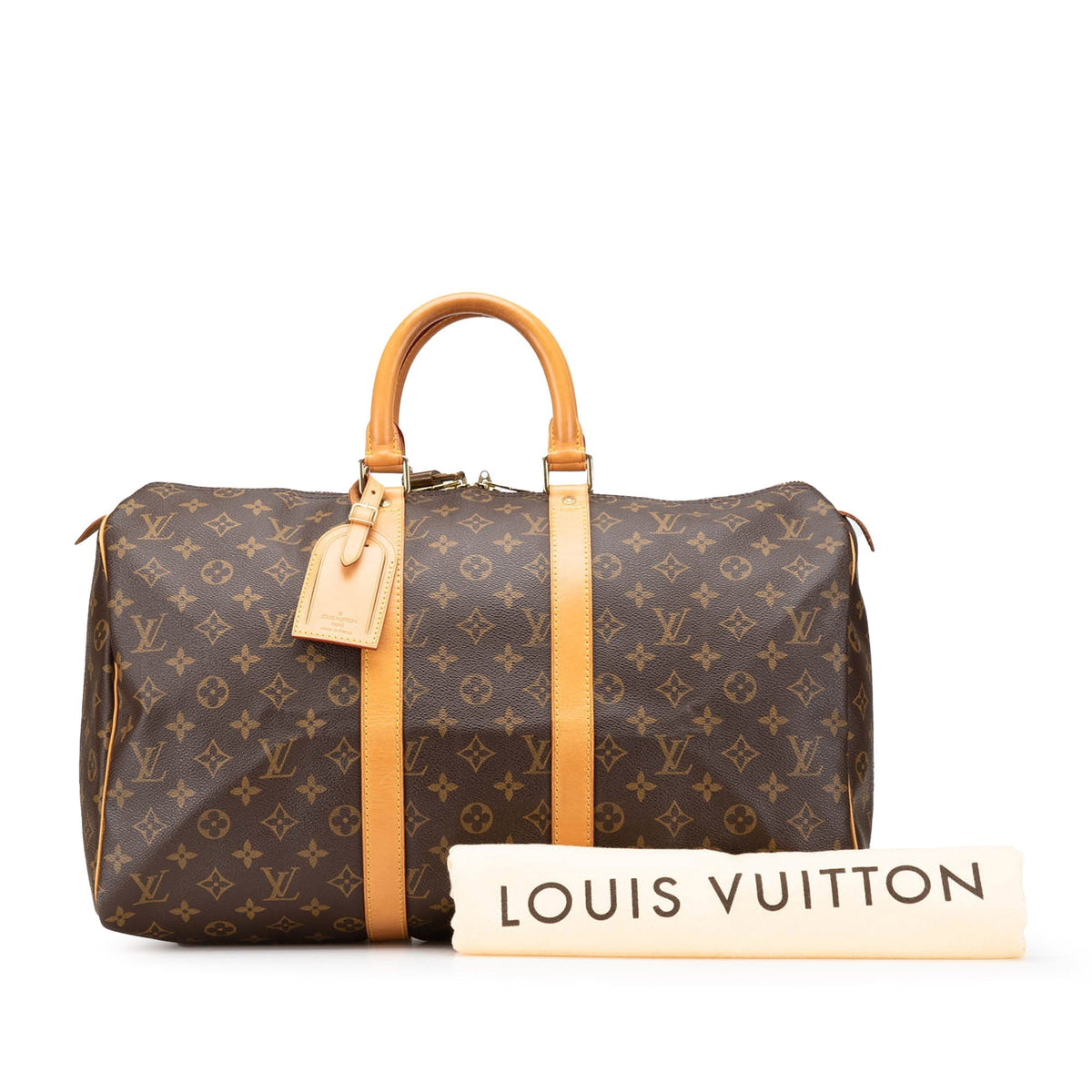 Louis Vuitton Monogram Keepall 45 Brown