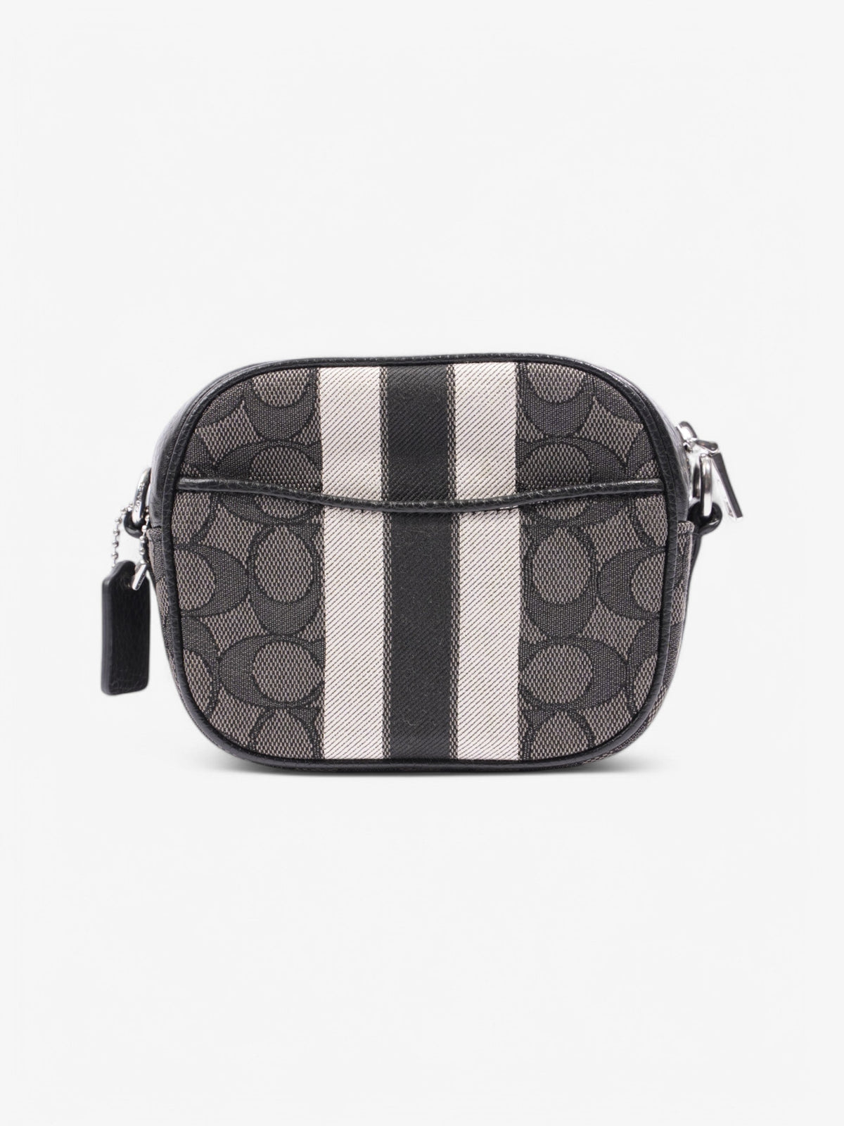 Coach Dempsey Camera Bag  Black / White Canvas