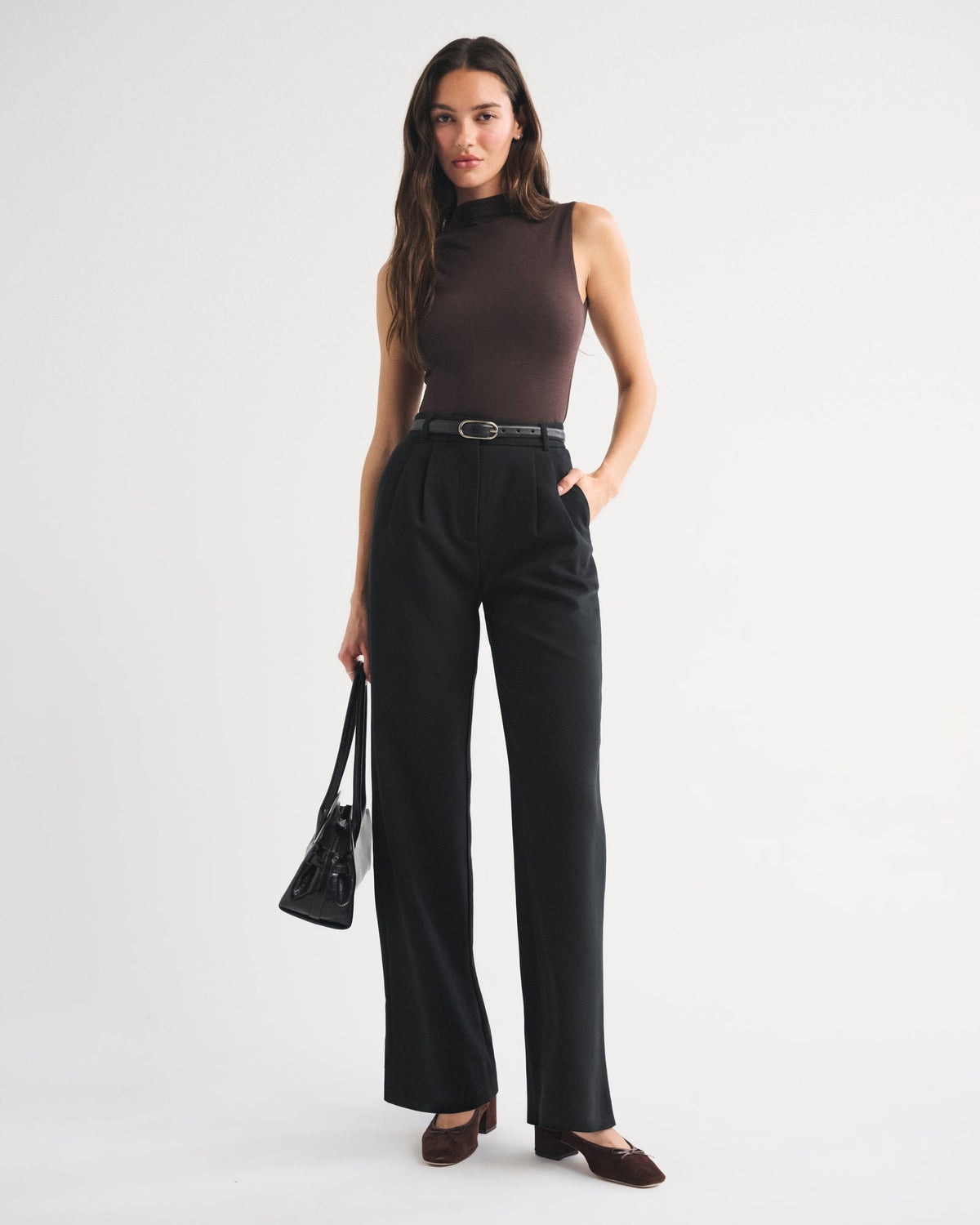 Abercrombie & Fitch Sloane Tailored Pant - Black
