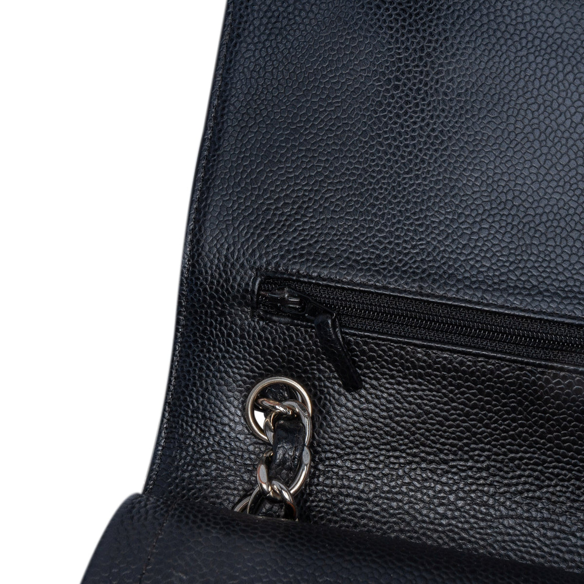 Chanel Jumbo Classic Caviar Double Flap Black