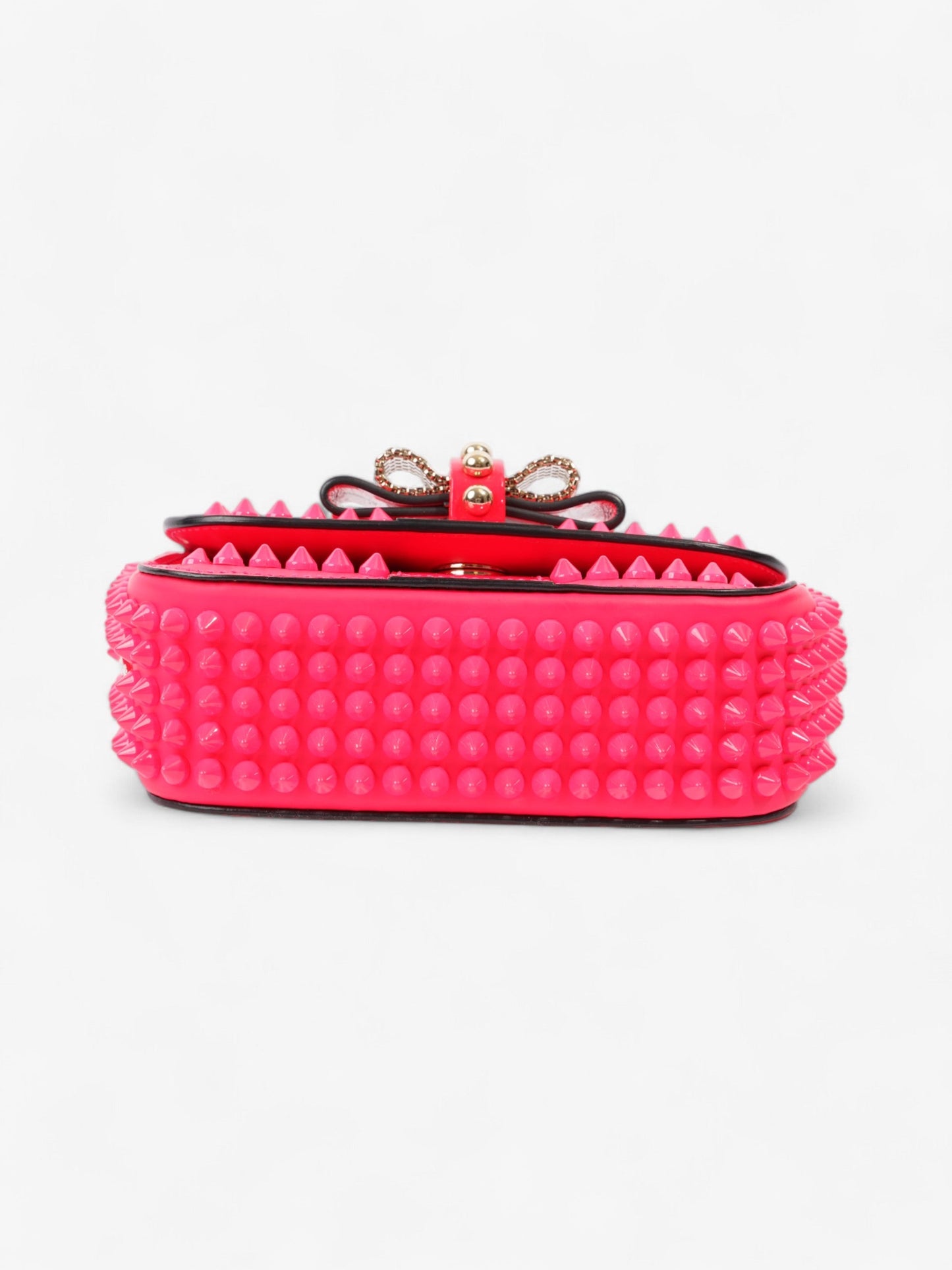 Christian Louboutin Sweet Charity Neon Pink Leather Baby