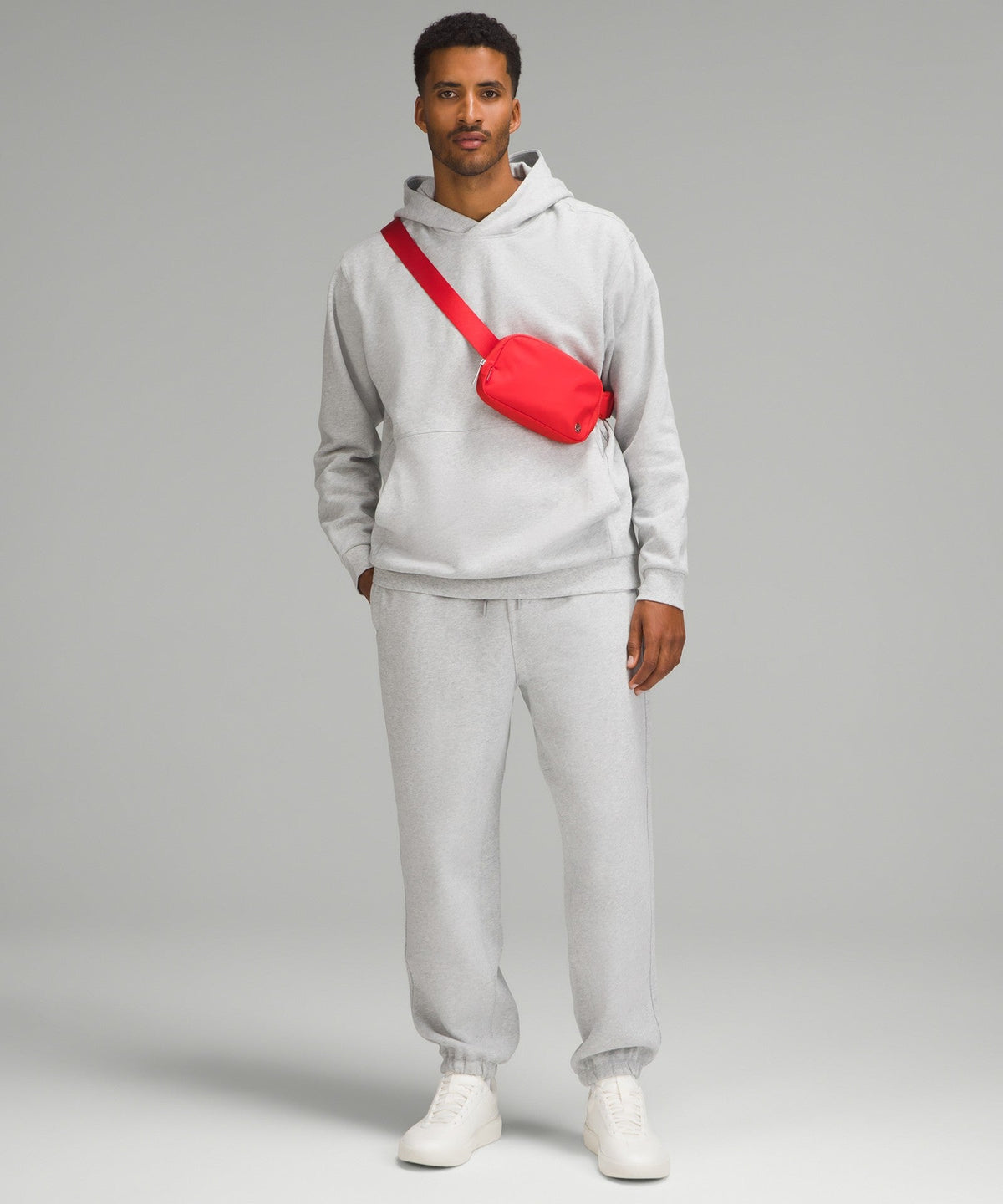 Lululemon Steady State Hoodie (men) - Heathered Silver Drop/Silver Drop