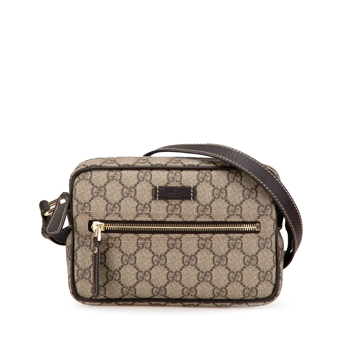 Gucci GG Supreme Crossbody Brown