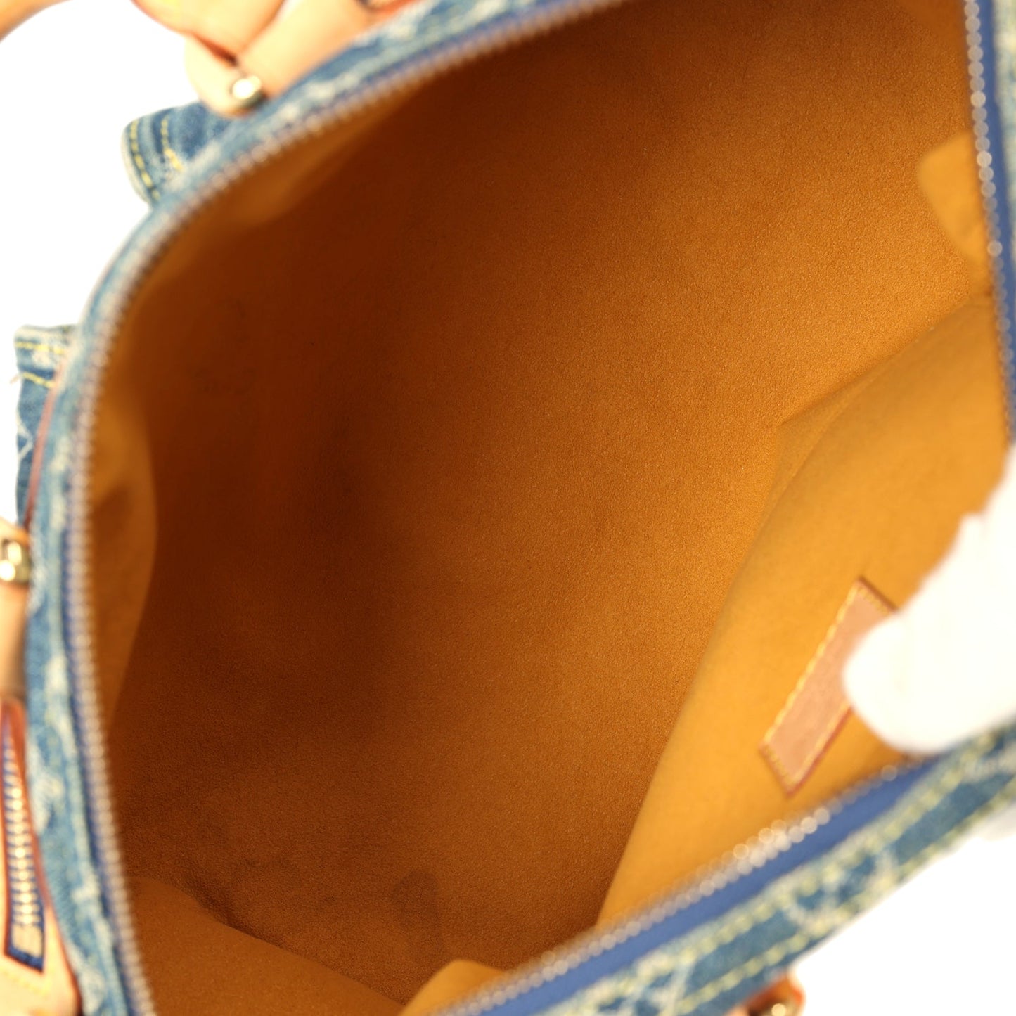 Louis Vuitton Neo Speedy Denim Blue Monogram Gold Hardware