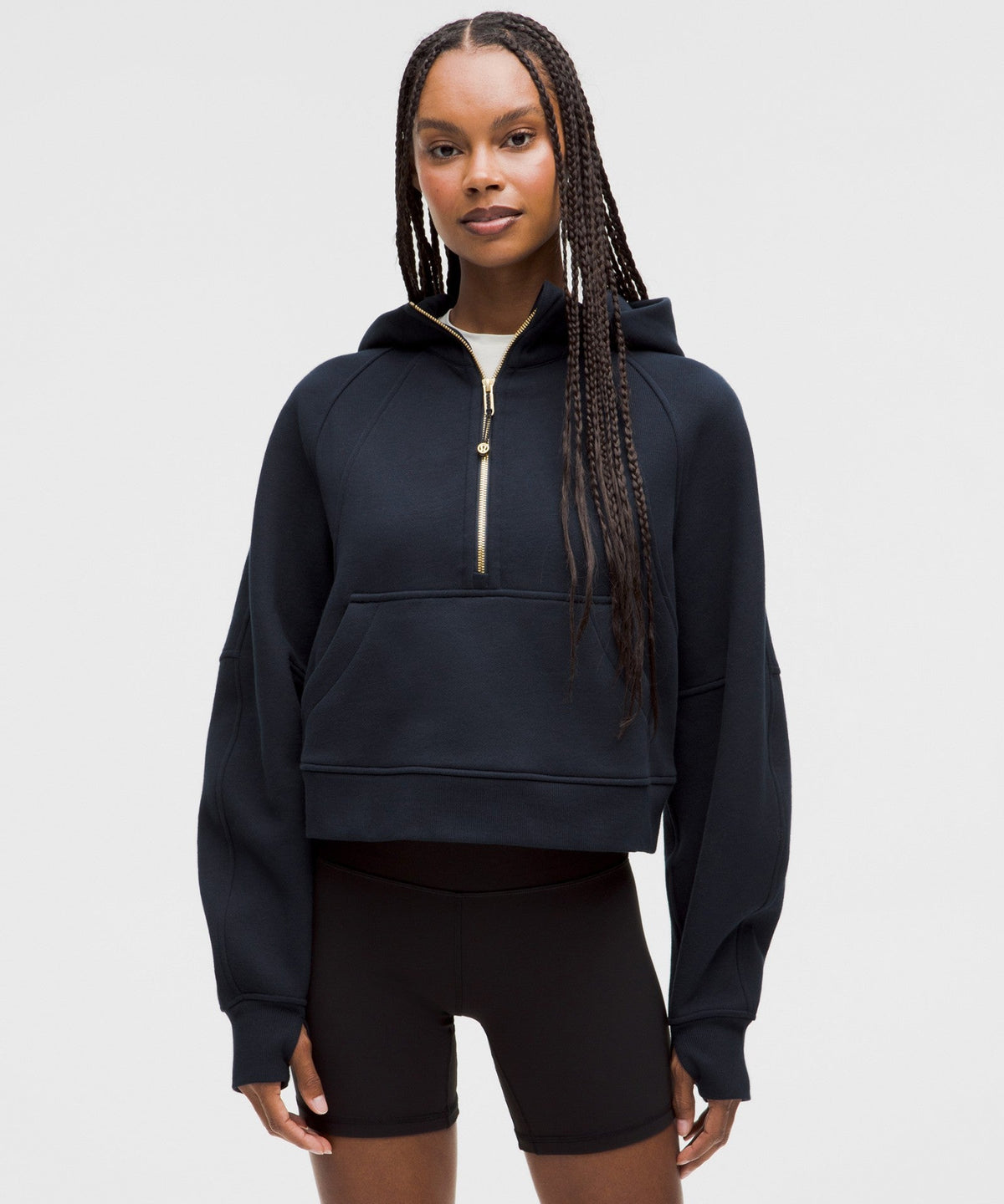 Lululemon Scuba Oversized Half-Zip - True Navy/Gold