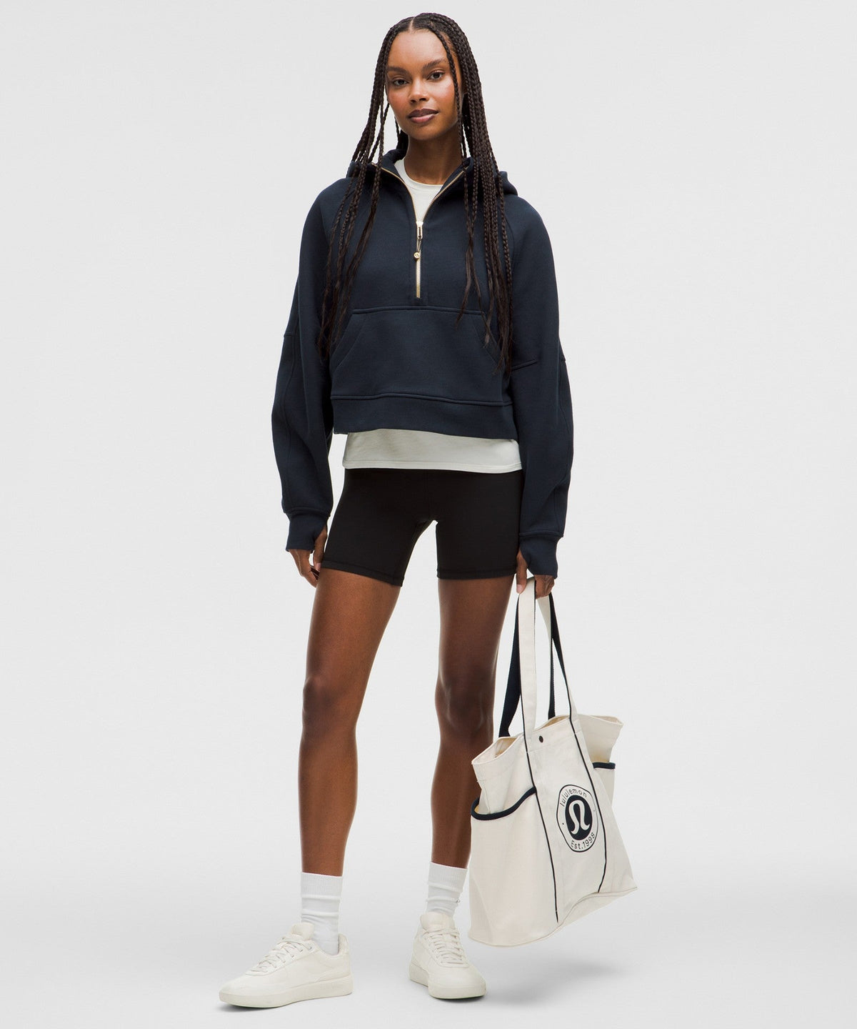 Lululemon Scuba Oversized Half-Zip - True Navy/Gold