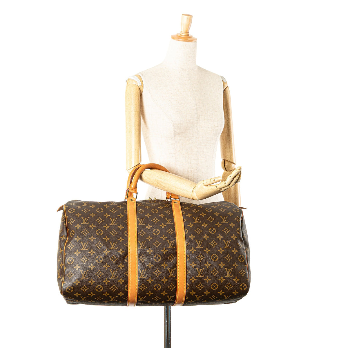 Louis Vuitton Monogram Keepall 50 Brown