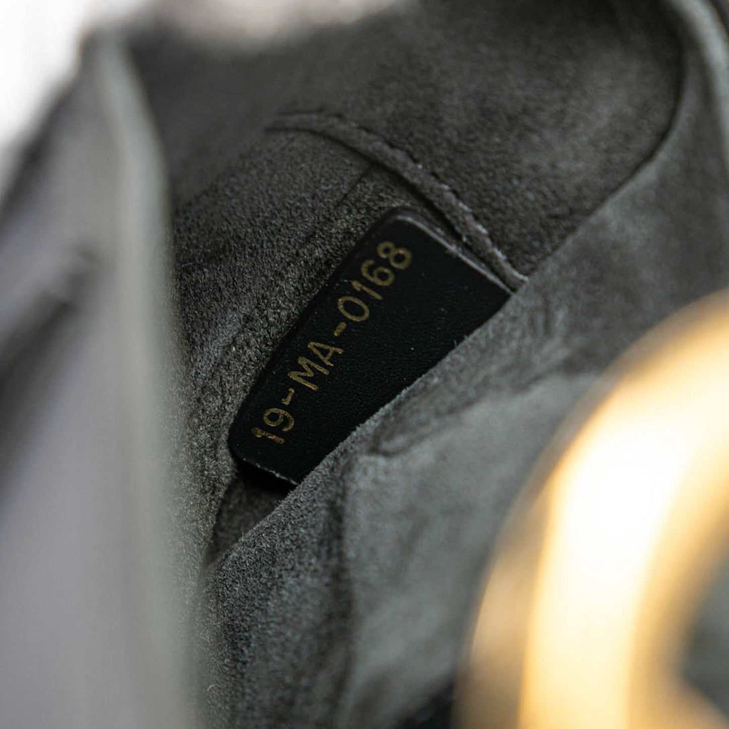 Dior Mini Leather Saddle Black