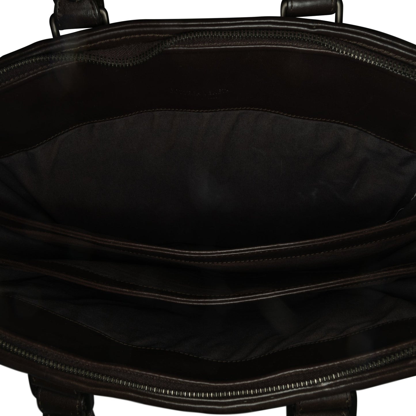 Bottega Veneta Intrecciato Business Bag Brown