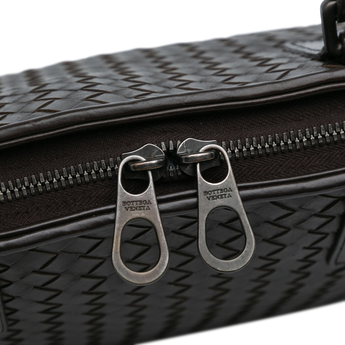 Bottega Veneta Intrecciato Business Bag Brown