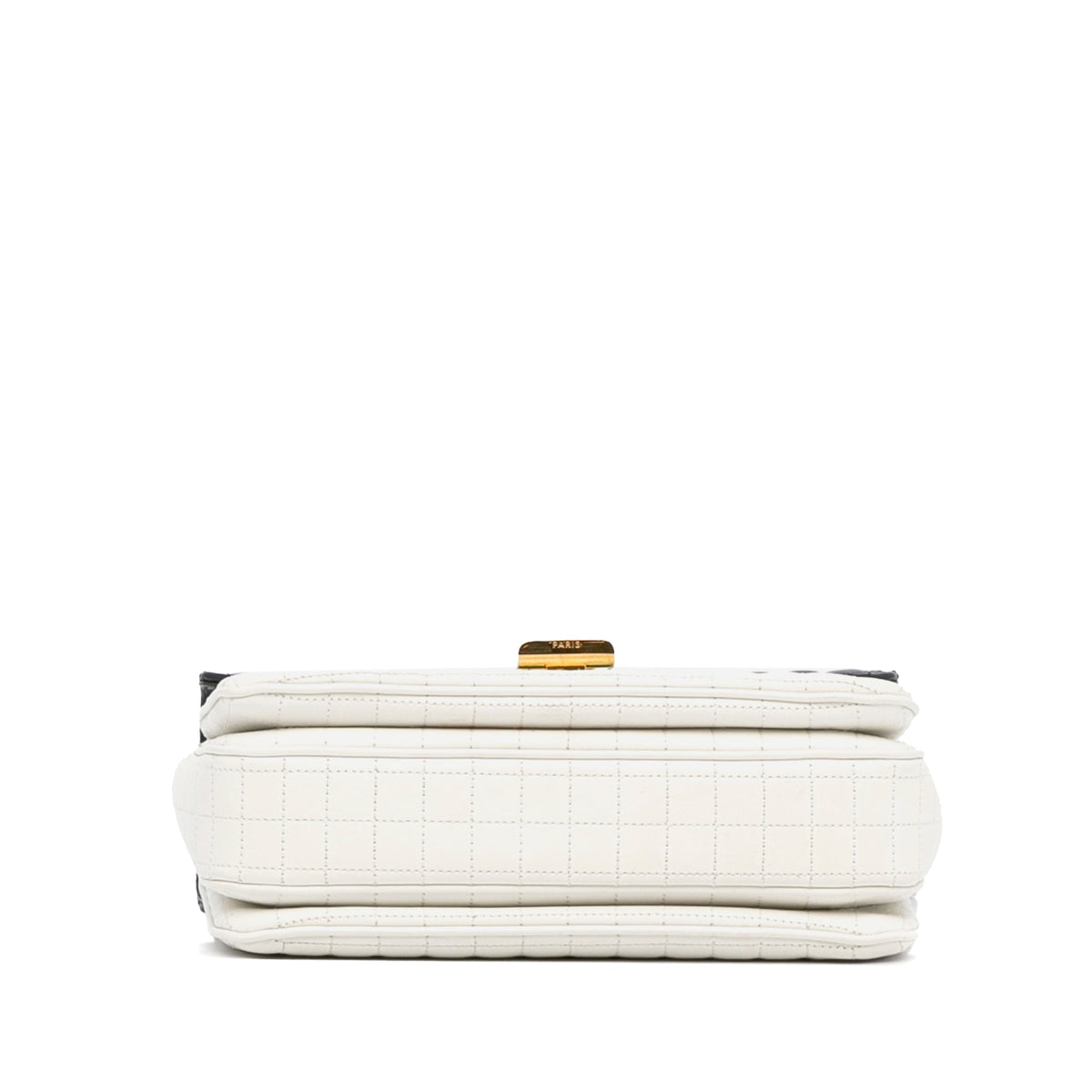 Celine Medium Quilted C Bag White