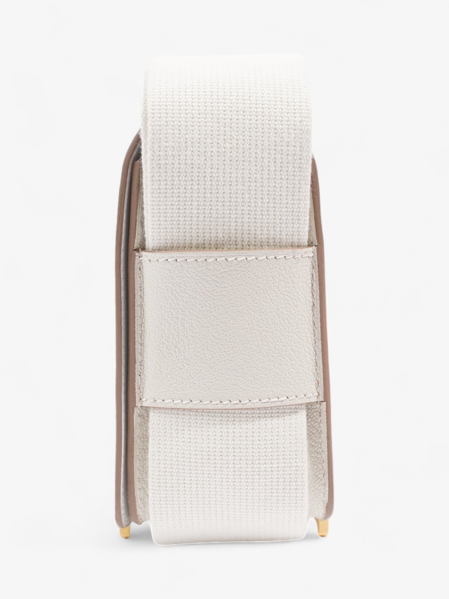 Hermes Geta Bag Mushroom Chevre Leather