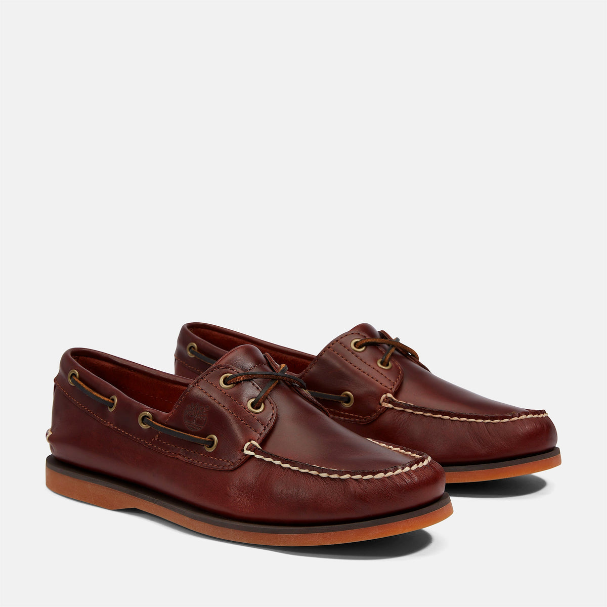 Timberland Classic 2-Eye Boat Shoe - Root Beer Smooth Leather