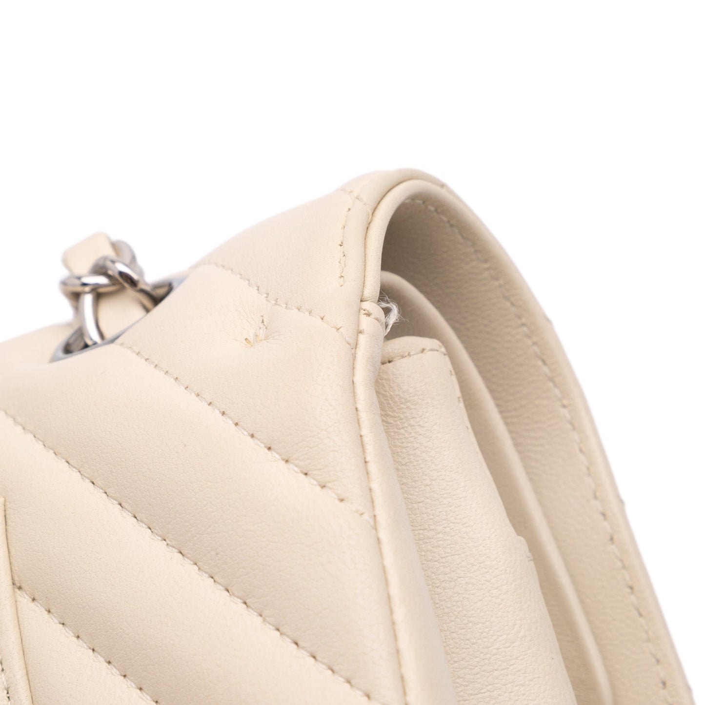 Chanel Medium Classic Chevron Lambskin Double Flap Brown