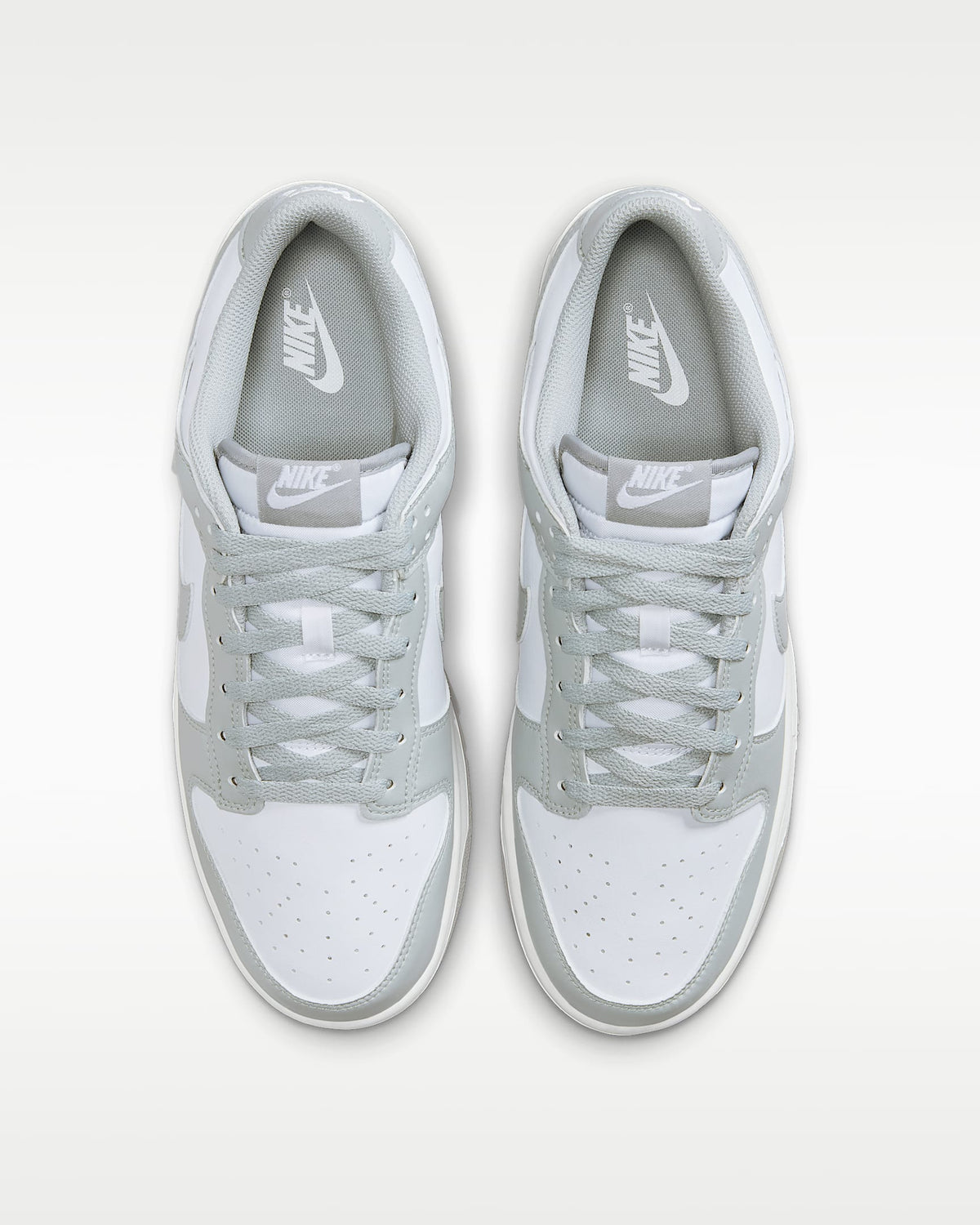 Nike Dunk Low Retro - White/White/Light Smoke Grey