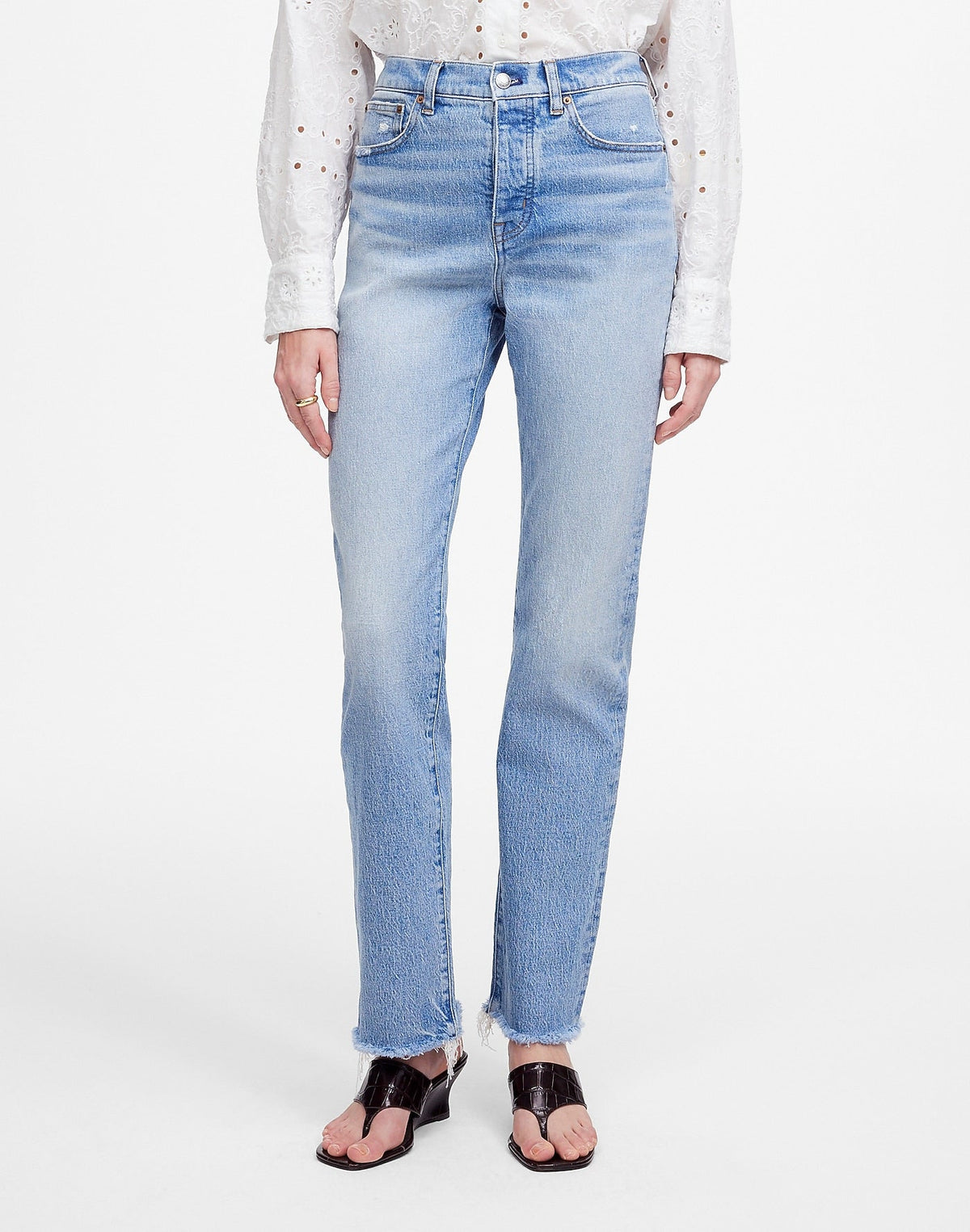Madewell The '90s Straight Jean - Hallstead Wash