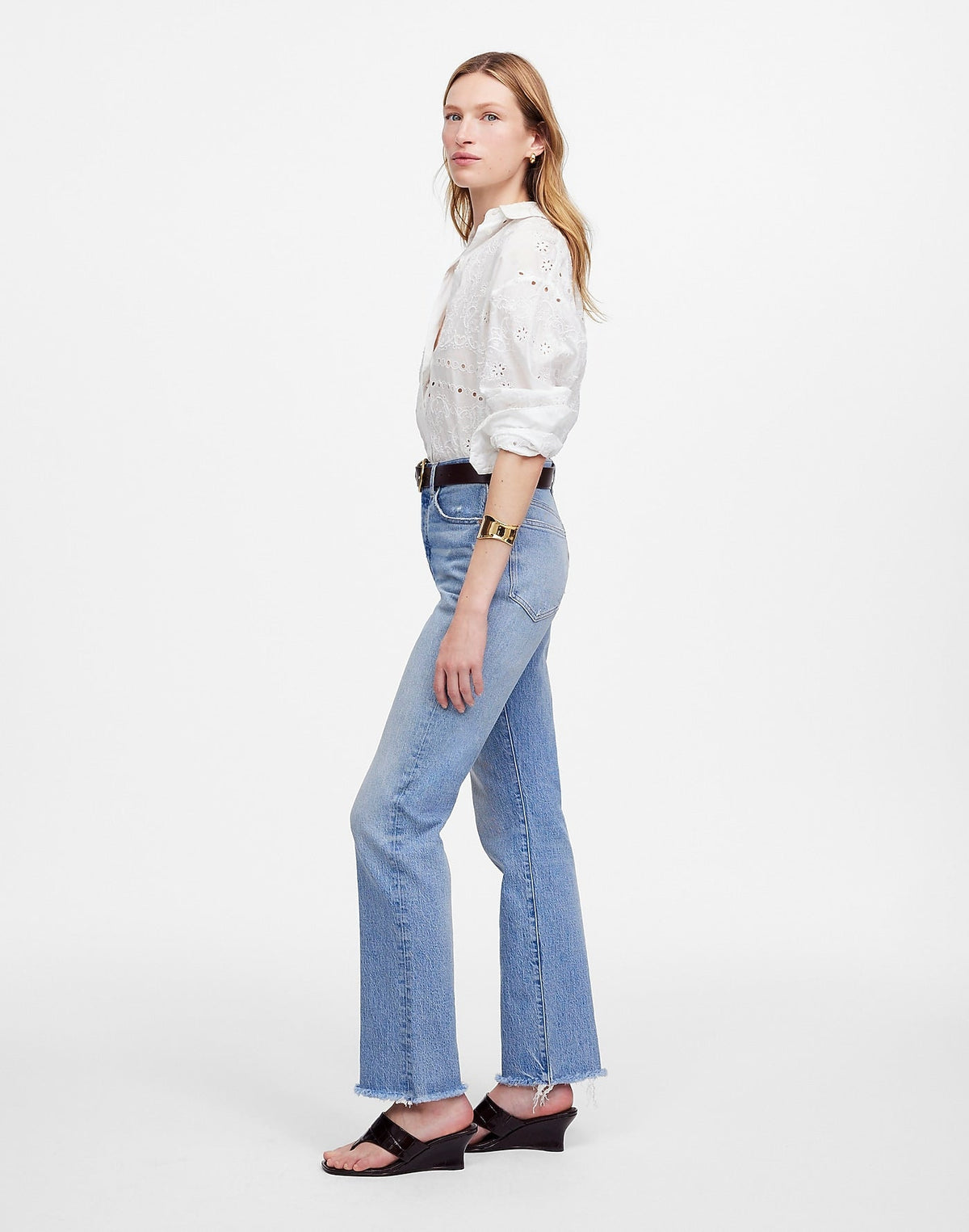 Madewell The '90s Straight Jean - Hallstead Wash