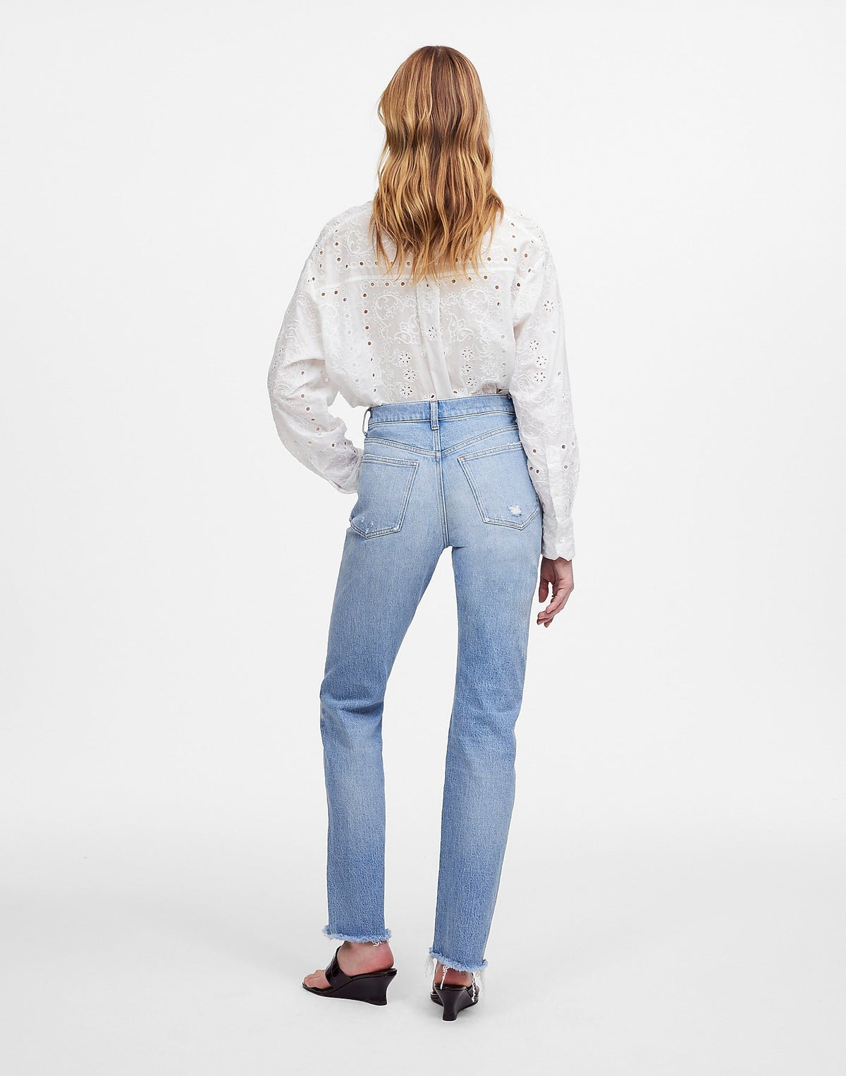 Madewell The '90s Straight Jean - Hallstead Wash