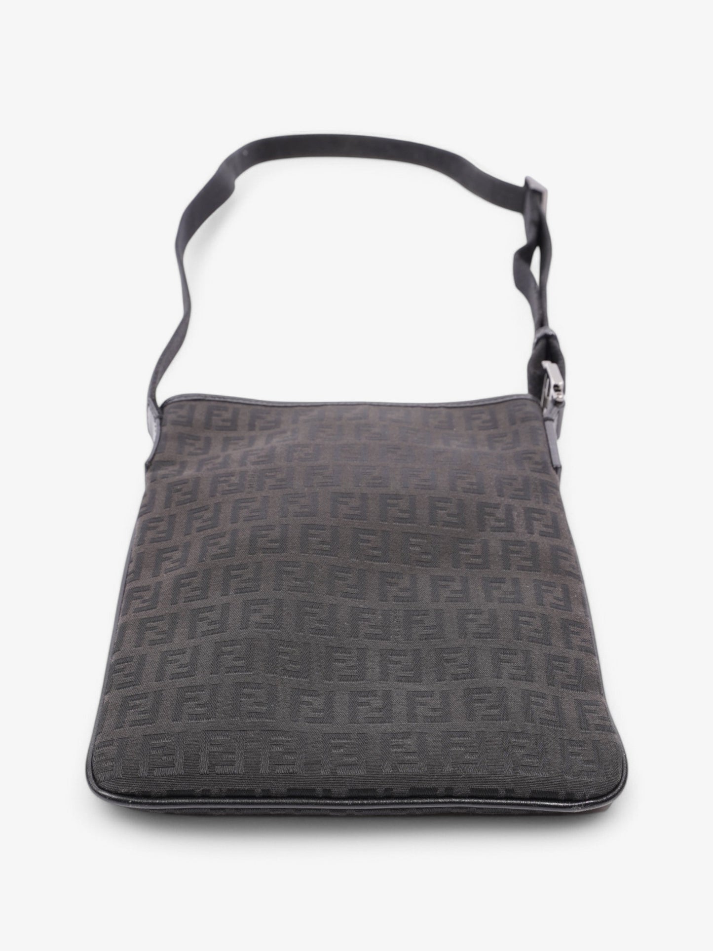 Fendi FF Messenger Bag Black Canvas