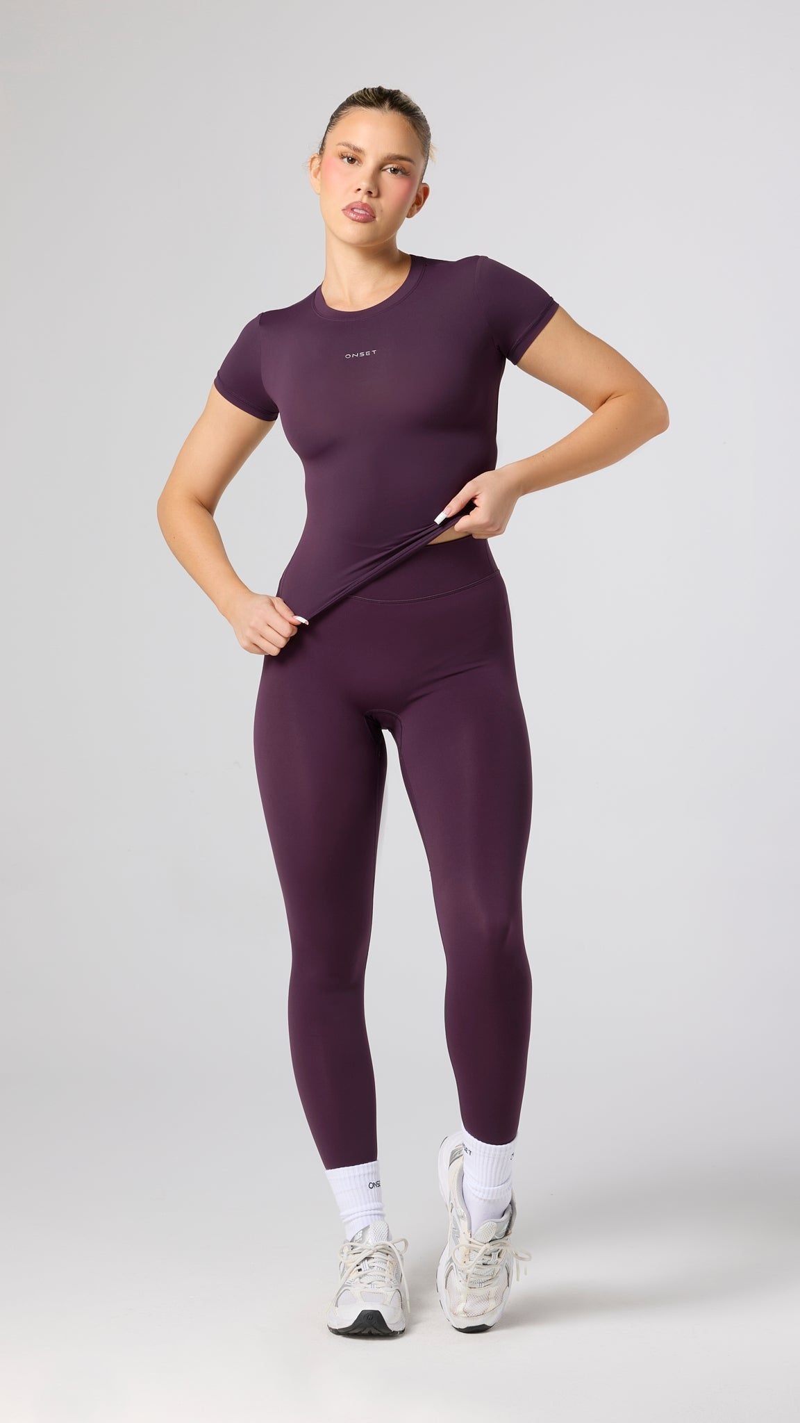 Plum Seamless Support Leggings