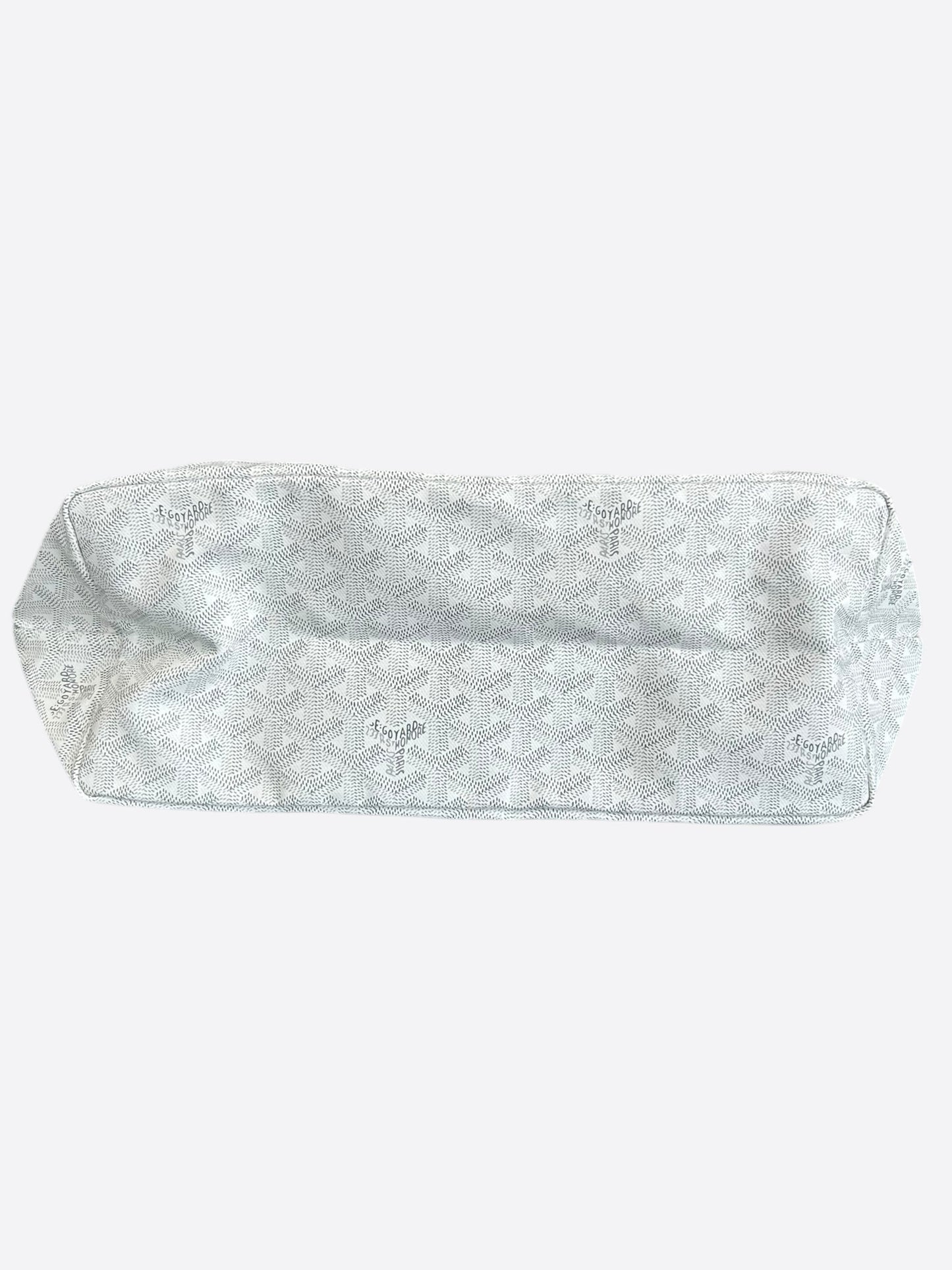 Goyard White St. Louis PM Tote Bag