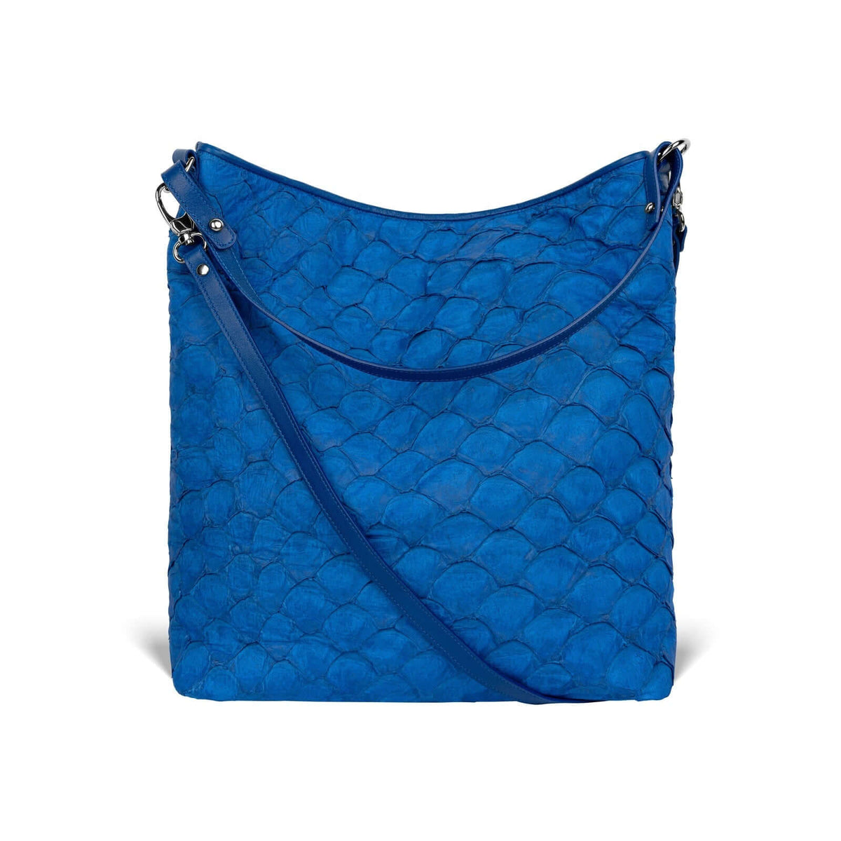 Playa Shoulder Bag - Cobalt Pirarucu
