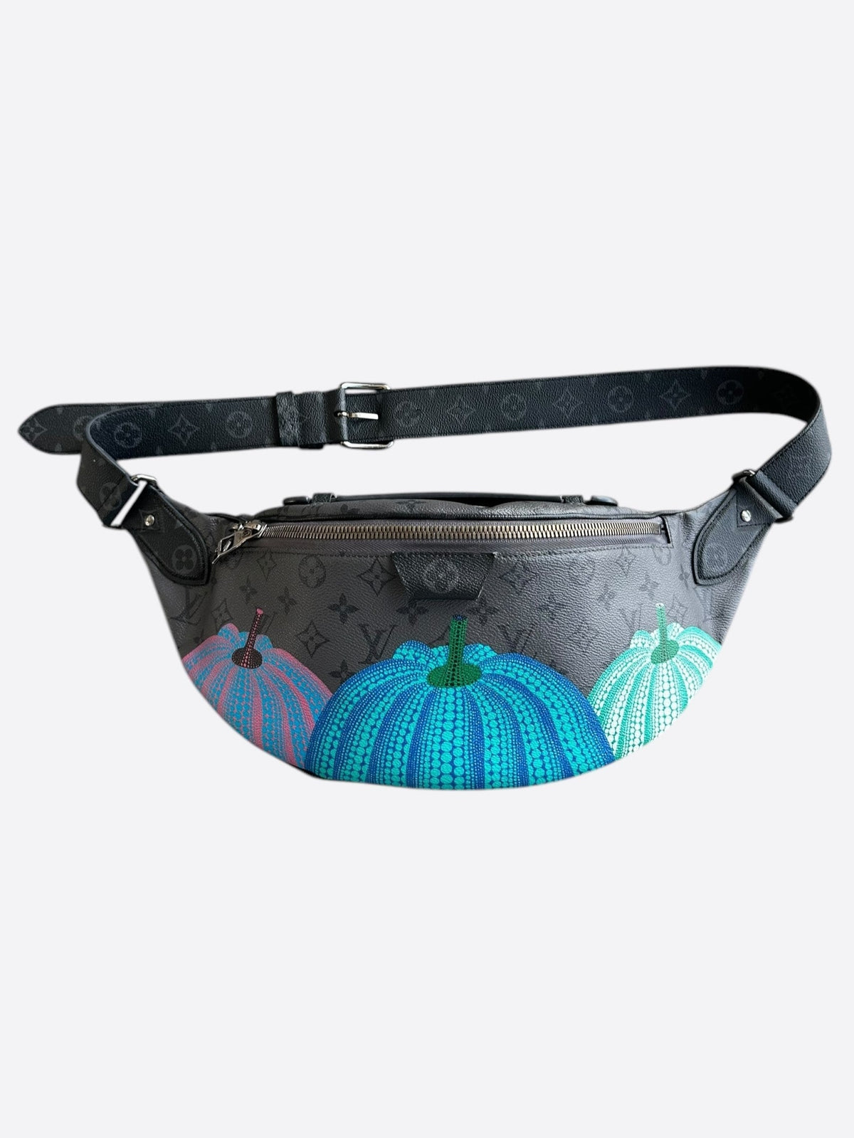 Louis Vuitton Yayoi Kusama Grey Pumpkin Monogram Bumbag