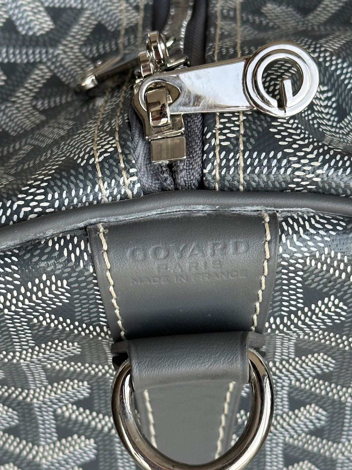 Goyard Grey Boston 50 Duffel Bag