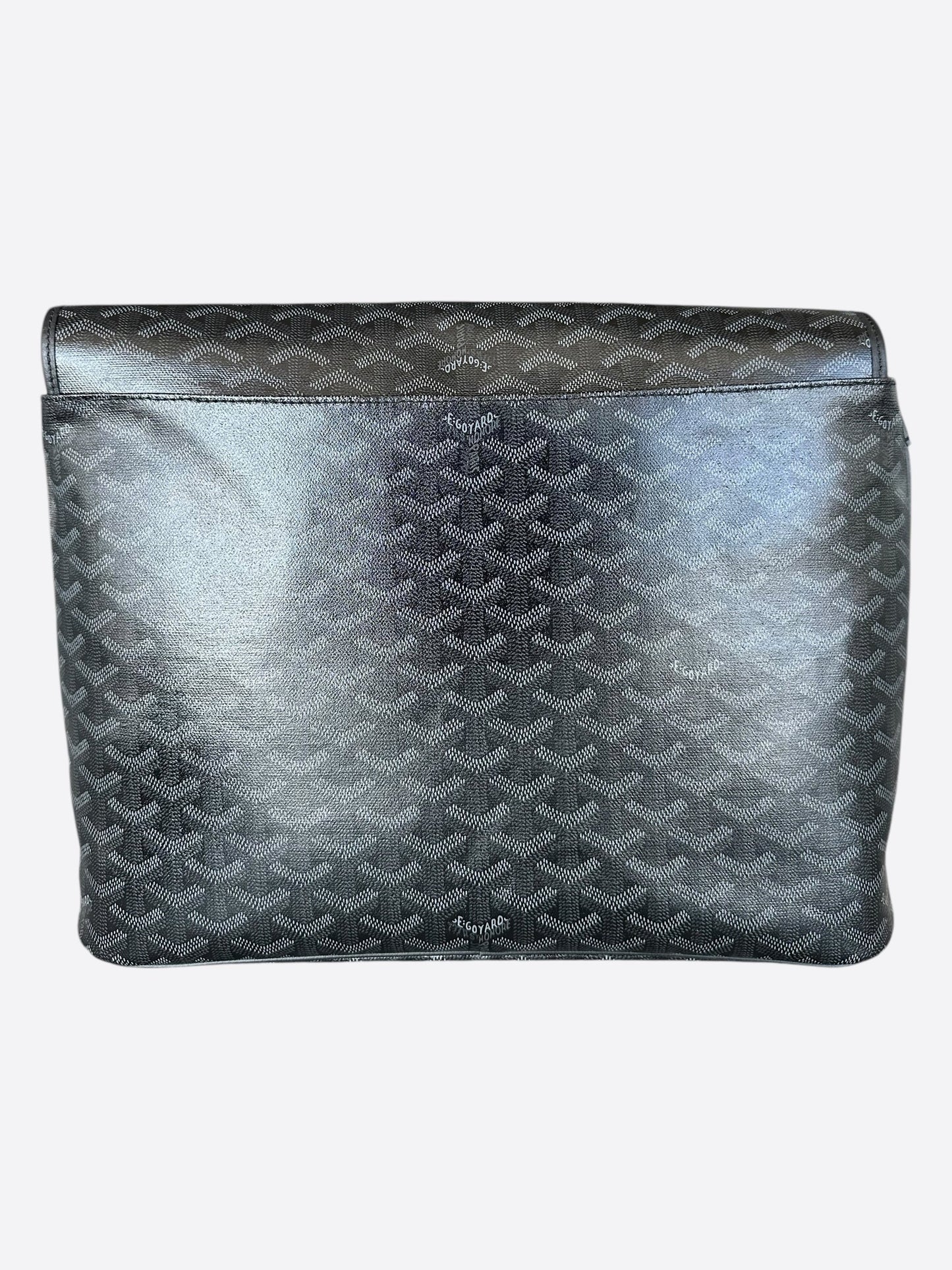 Goyard Jet Black Capetien MM Messenger Bag