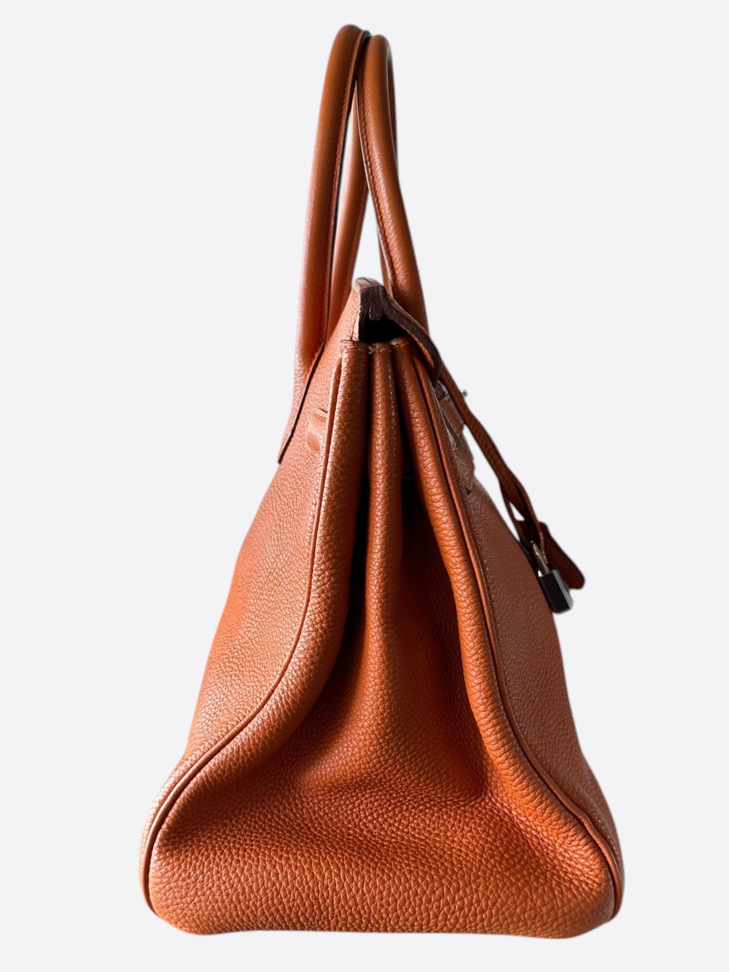 Hermes Orange Togo Birkin 35