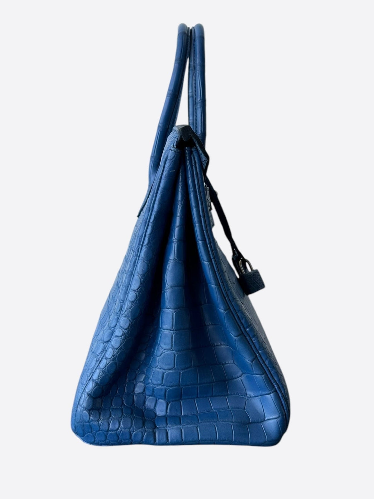 Hermes Blue Crocodile Birkin 35