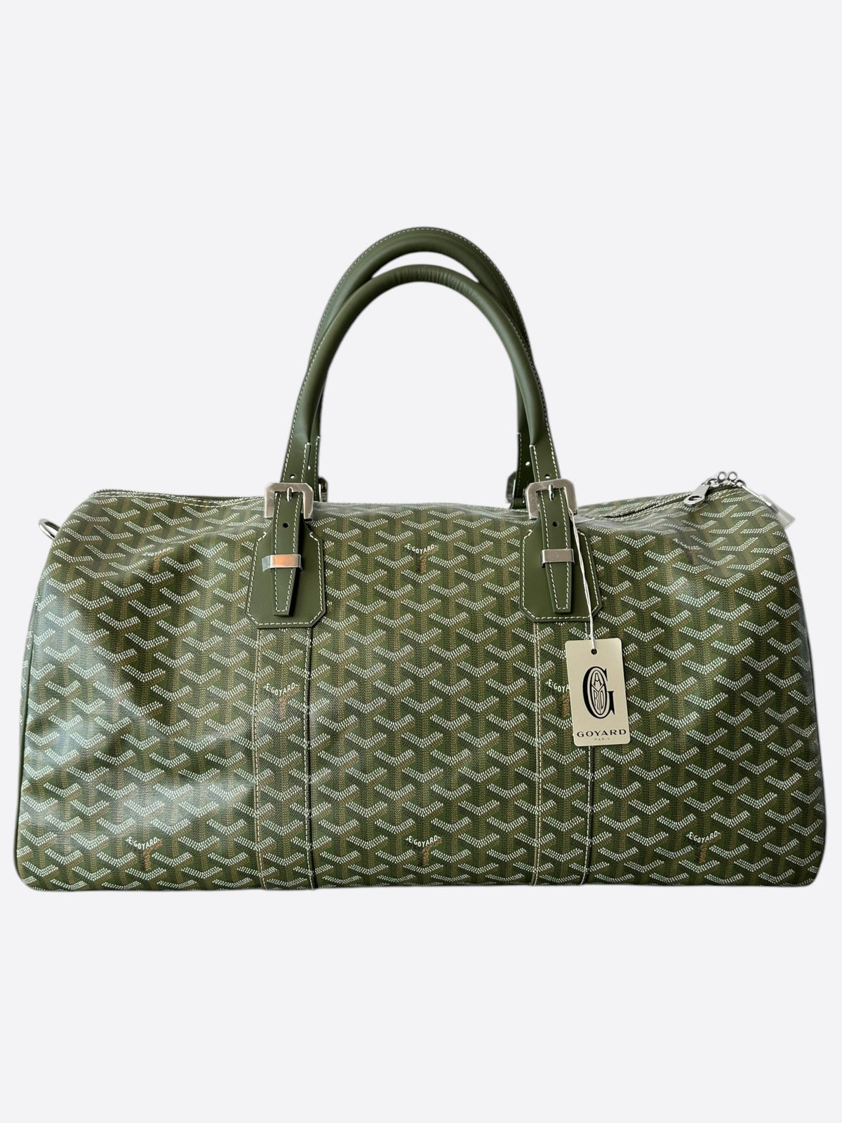 Goyard Khaki Boston 50 Duffel Bag