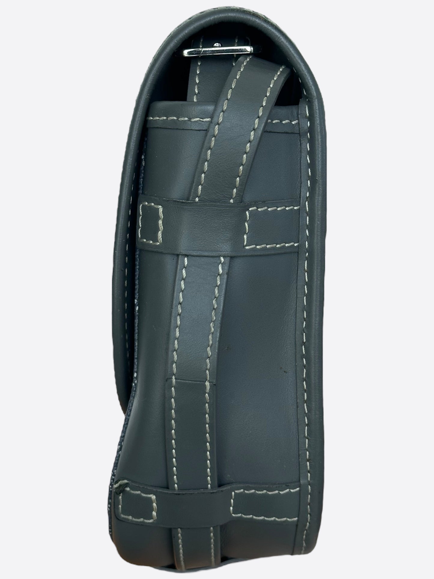Goyard Grey Belvedere Messenger Bag