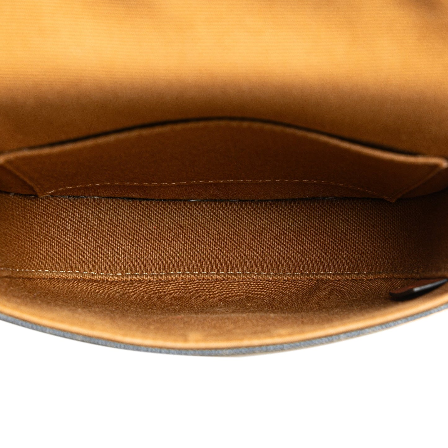Celine Mini Triomphe Coated Canvas Besace Crossbody Brown
