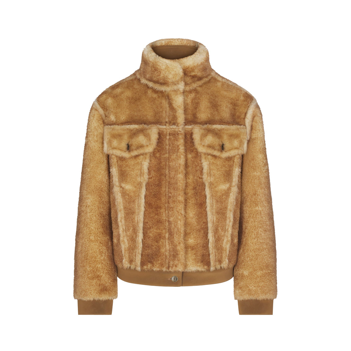 Skims Faux Shearling Jacket - Toasted Latte