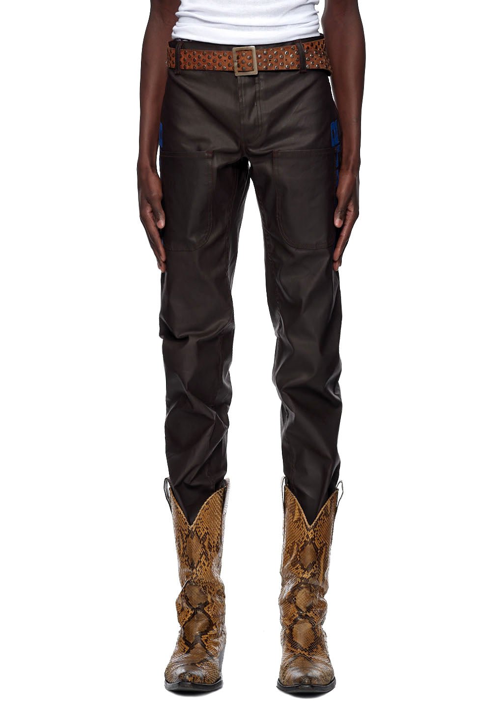 COATED FRONT POCKET JEAN