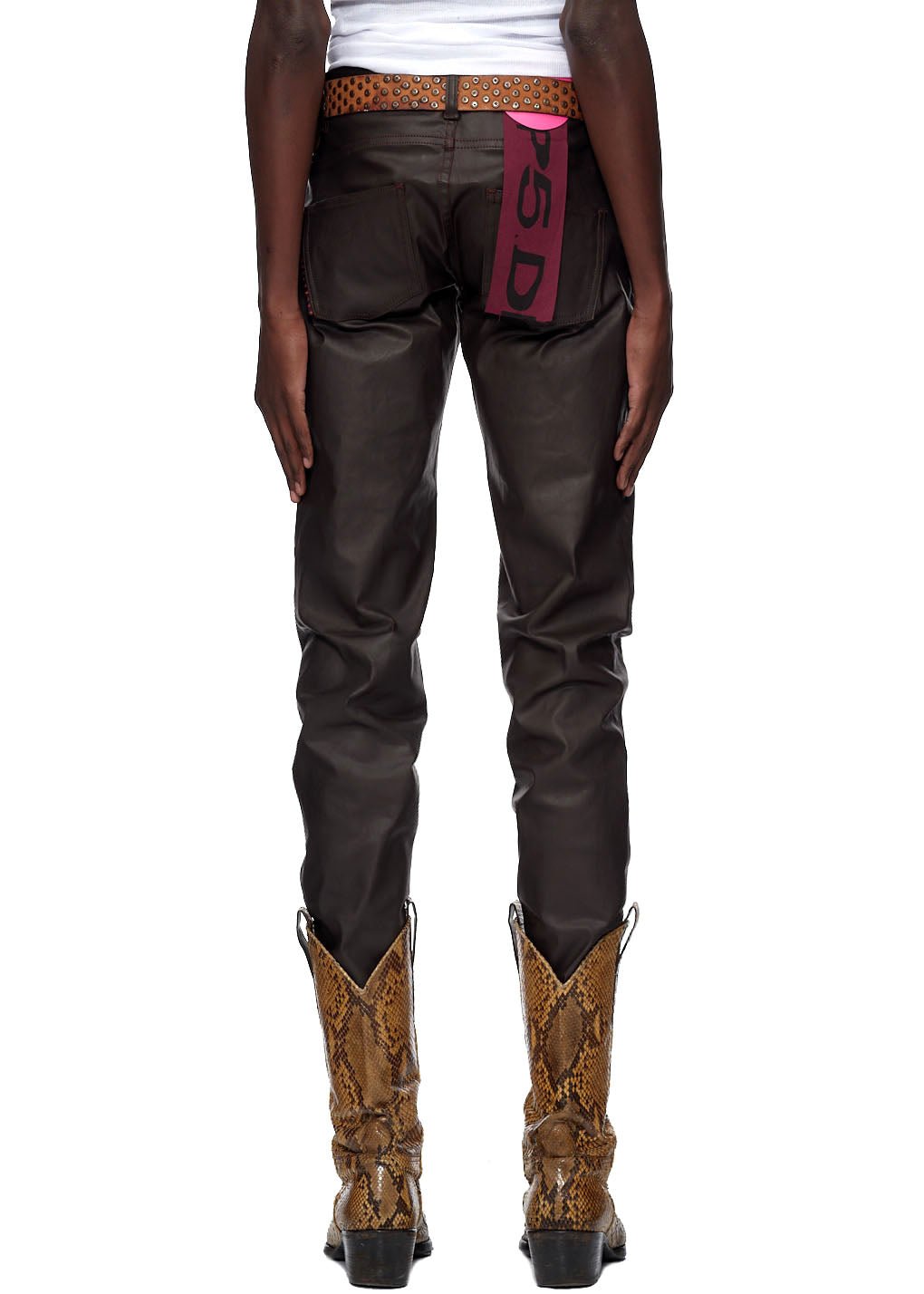 COATED FRONT POCKET JEAN
