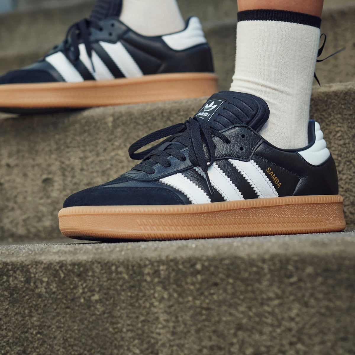 Adidas Samba XLG - Core Black / Cloud White / Gum