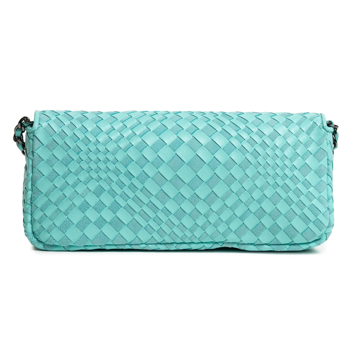 Long Chicca Women Intrecciato Leather Bag in Twinkletif Nappa and Suede