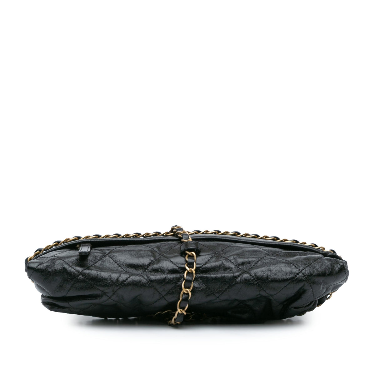 Chanel Aged Calfskin Midnight Swim Baluchon Bag Black