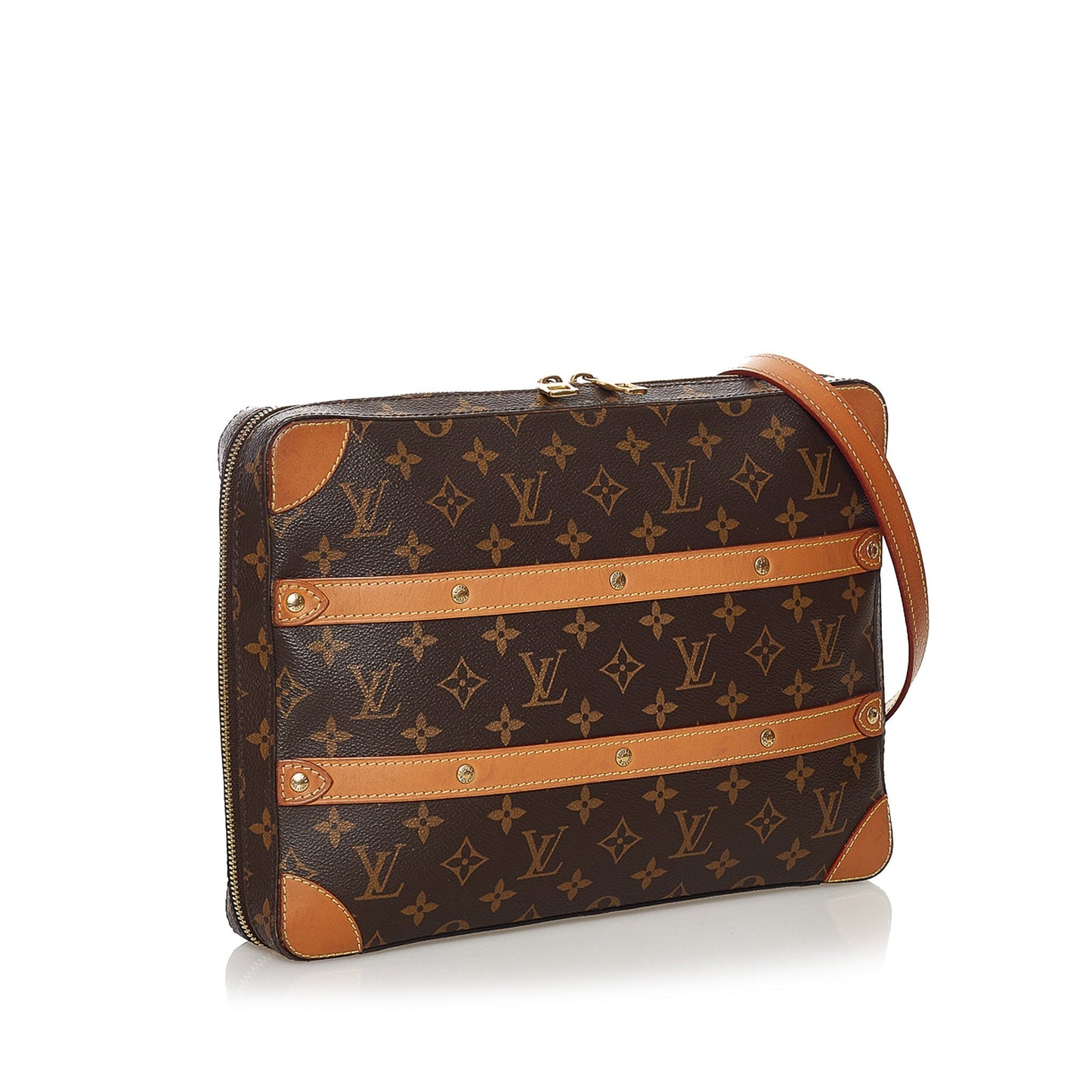 Louis Vuitton Monogram Soft Trunk Messenger Brown