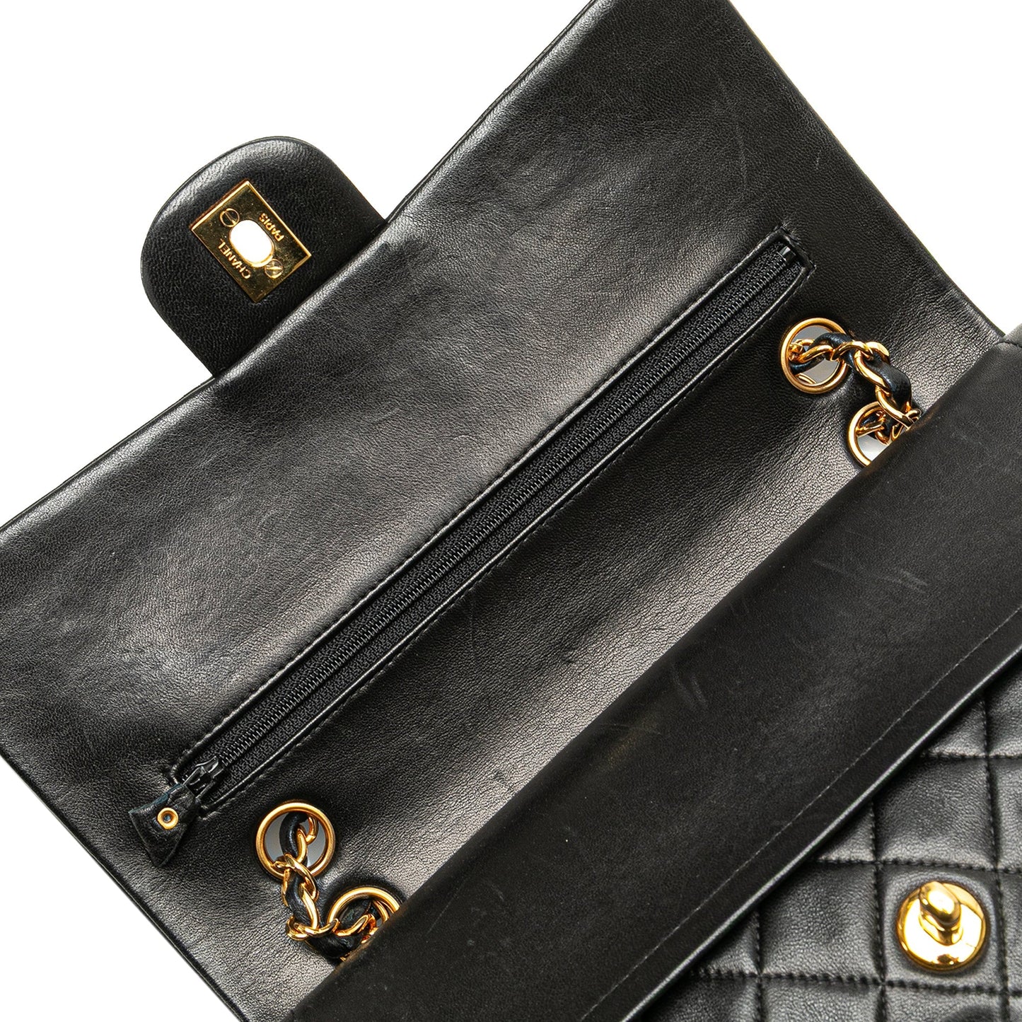 Chanel Medium Classic Lambskin Double Flap Black