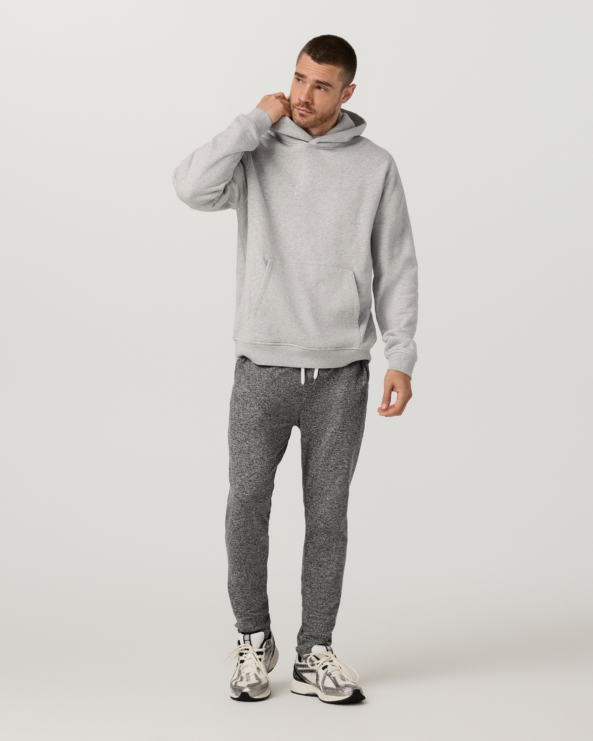 Vuori Ponto Performance Pant - Heather Grey